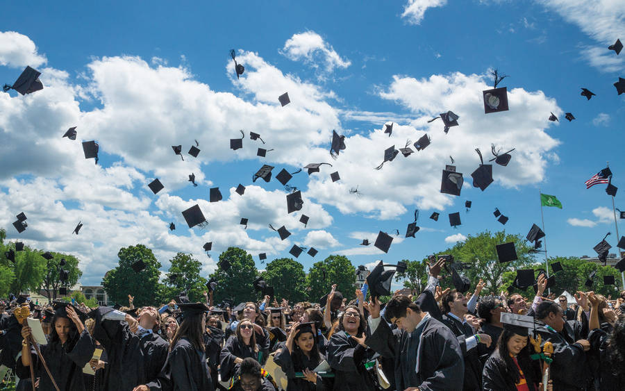 Graduation Day At Dartmouth College Wallpaper