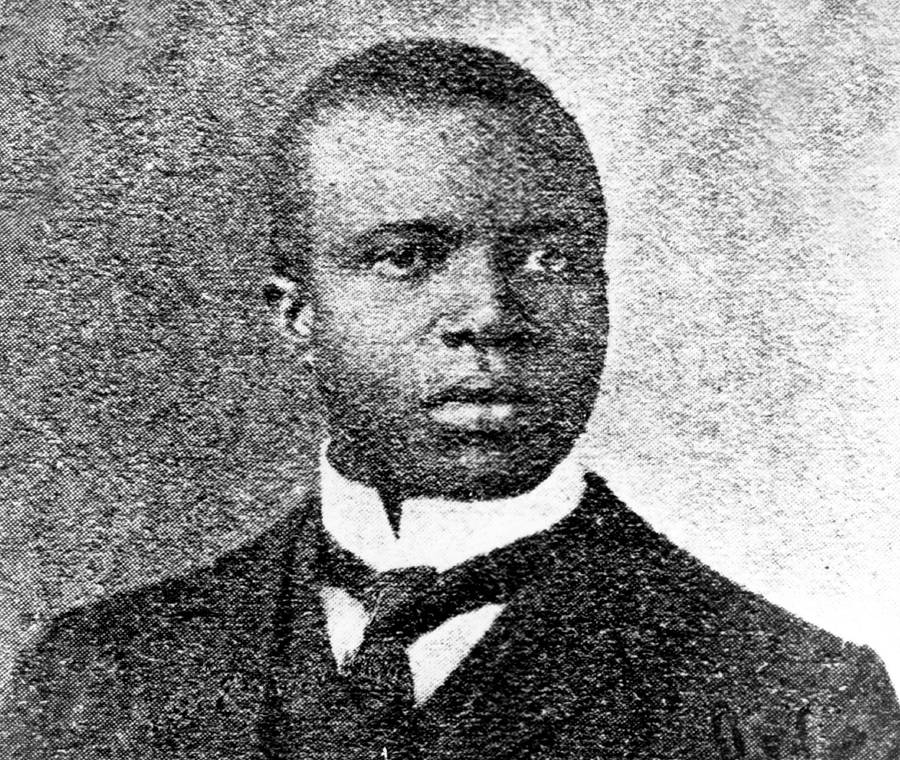 Grainy Scott Joplin Portrait Wallpaper