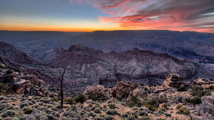 Grand Canyon Mountains 4k Desktop Wallpaper