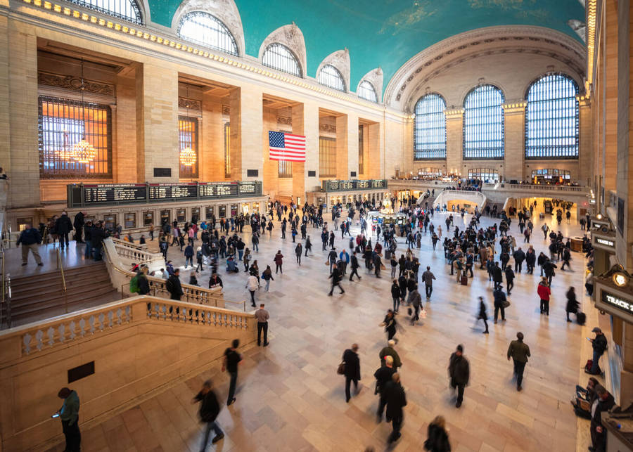 Grand Central Station Busty Afternoon Wallpaper