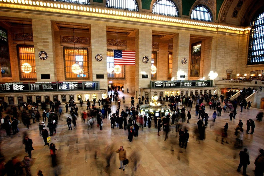 Grand Central Station Schedules Wallpaper