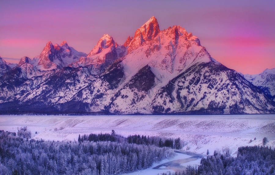 Grand Teton National Park Golden Hour Wallpaper