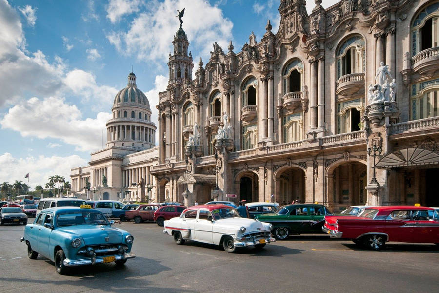 Grand Theater Havana Cuba Wallpaper