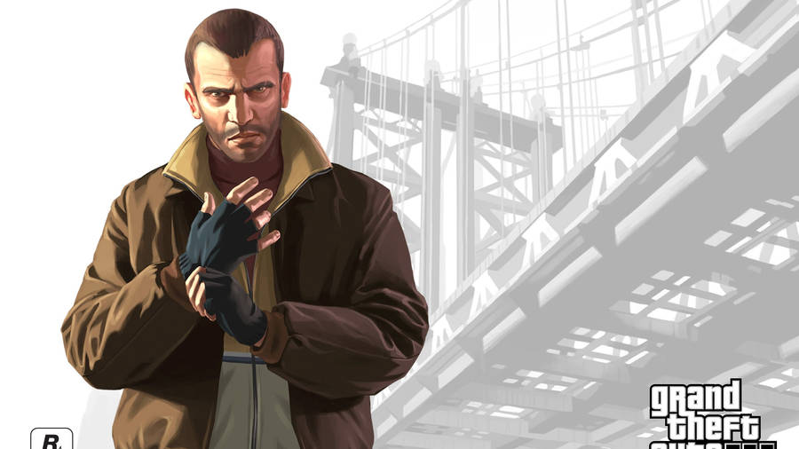 Grand Theft Auto 4 Niko Cover Wallpaper