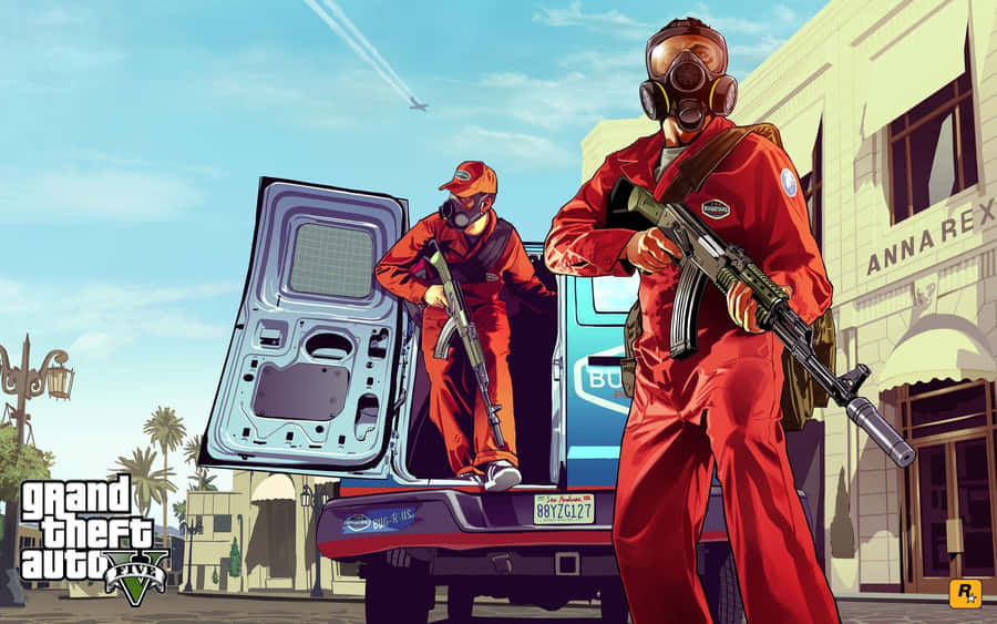 Grand Theft Auto V Is The Popular Action-adventure Game That Defines A Genre Wallpaper