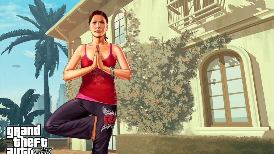 Grand Theft Auto Yoga Girl Wallpaper