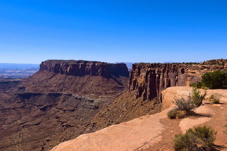 Grand View Of Canyonlands National Park Wallpaper