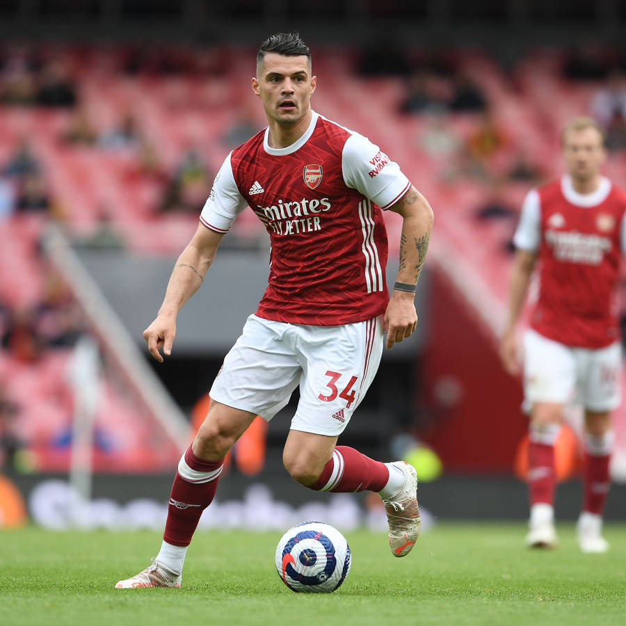 Granit Xhaka Ball Wallpaper