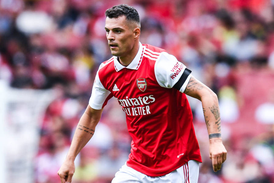 Granit Xhaka Running Wallpaper