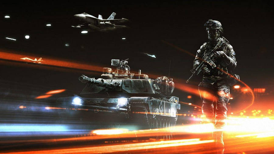 Graphical Battlefield 3 Wallpaper