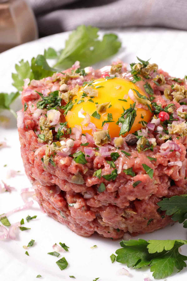 Grassfed Beef Steak Tartare Wallpaper