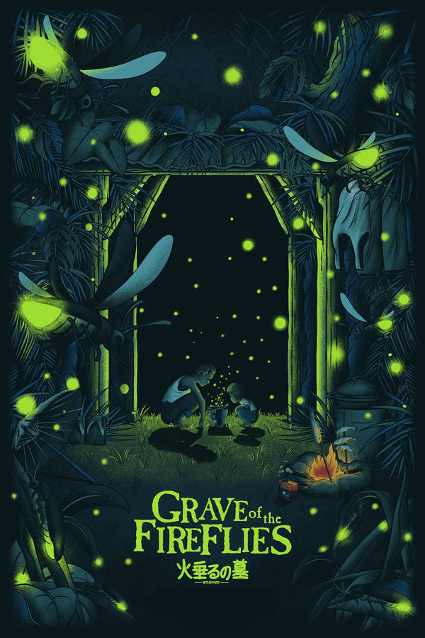 Grave Of The Fireflies Movie Poster Wallpaper