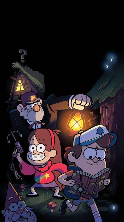 Gravity Falls Cartoon Phone Wallpaper