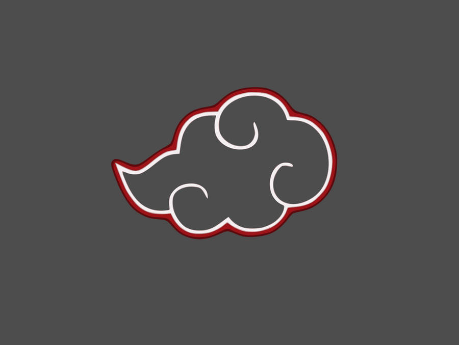 Gray Akatsuki Cloud Iphone Wallpaper