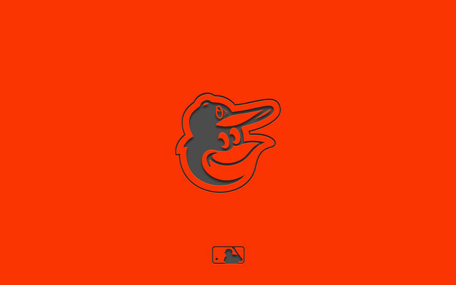 Gray And Orange Baltimore Orioles Wallpaper