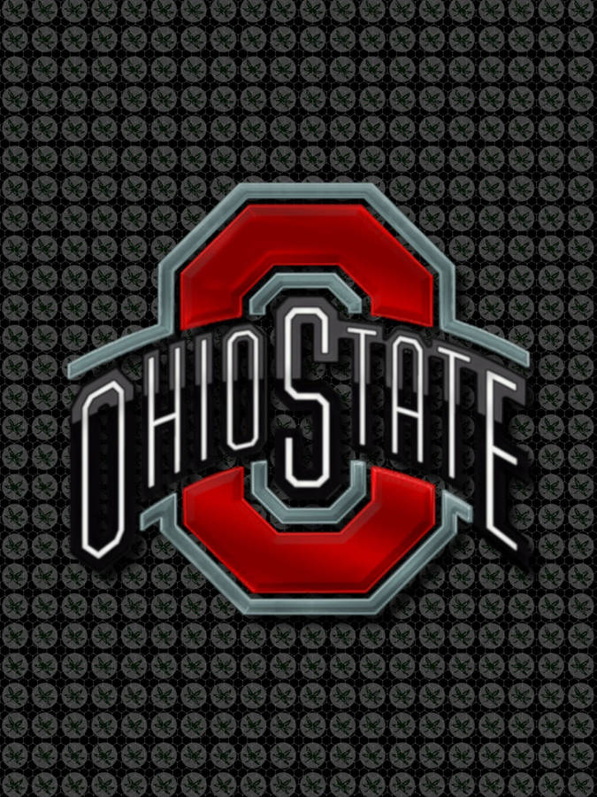 Gray And Red Ohio State Logo Wallpaper