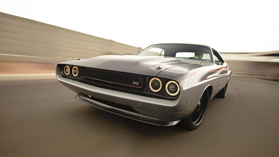 Gray Dodge Challenger 1970 Wallpaper