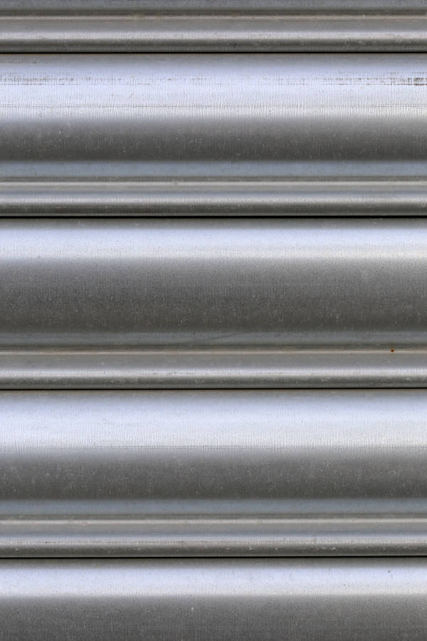 Gray Horizontal Iron Stripes Wallpaper