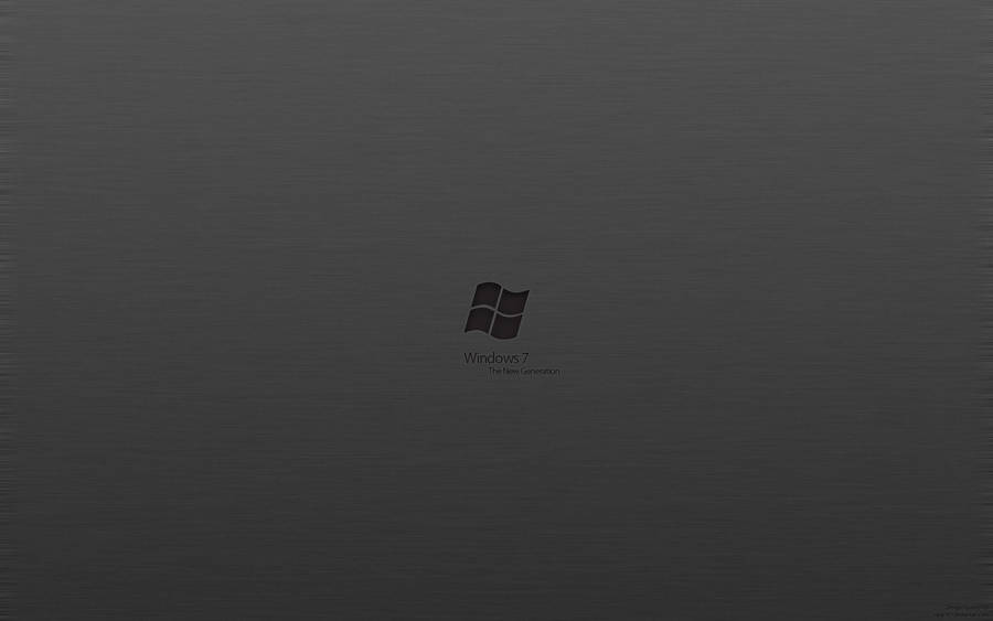 Gray Minimalist Dark Windows 7 Wallpaper