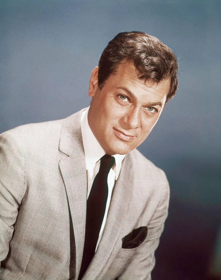 Gray Suit Tony Curtis Wallpaper