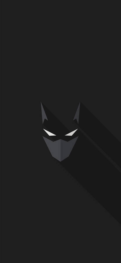 Gray The Batman Iphone Face Wallpaper