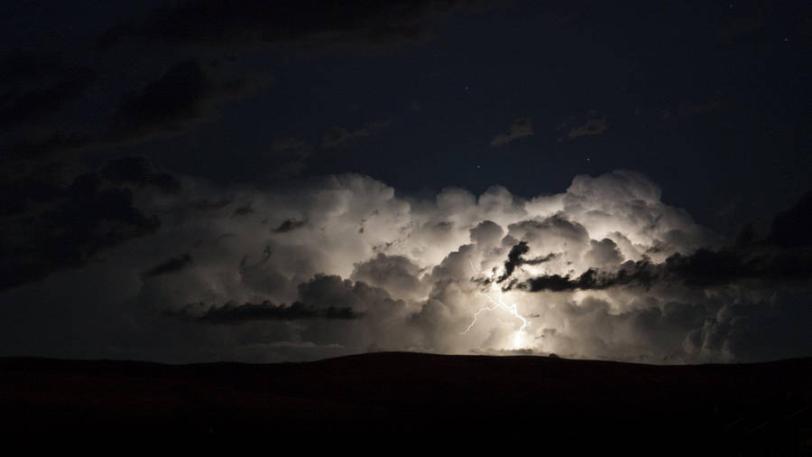 Gray Thunderstorm Wallpaper