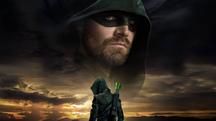 Green Arrow Sunset Wallpaper