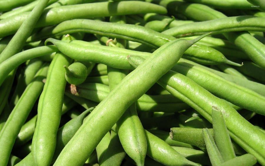 Green Beans In Daylight Wallpaper