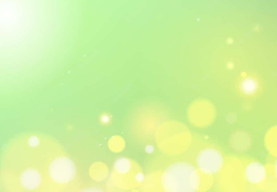 Green Bokeh Background Vector Wallpaper