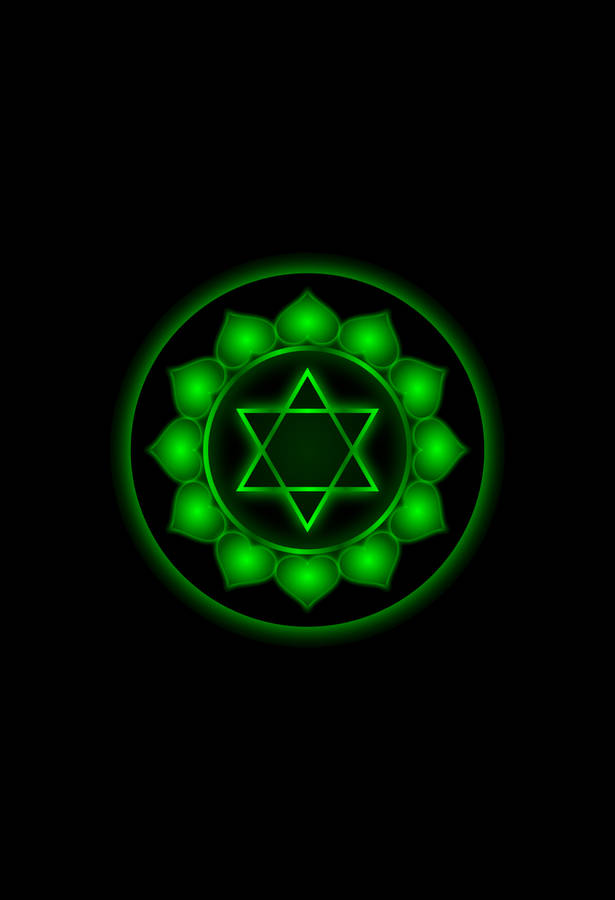 Green Circle Chakra Wallpaper