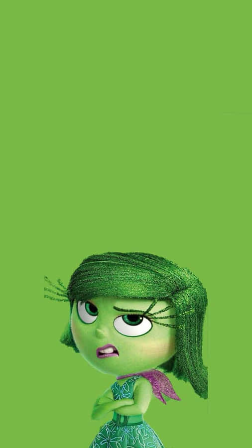 Green Emotion Character Disgust Wallpaper