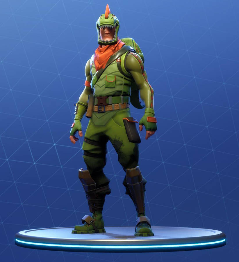 Green Fortnite Skin Costume Wallpaper