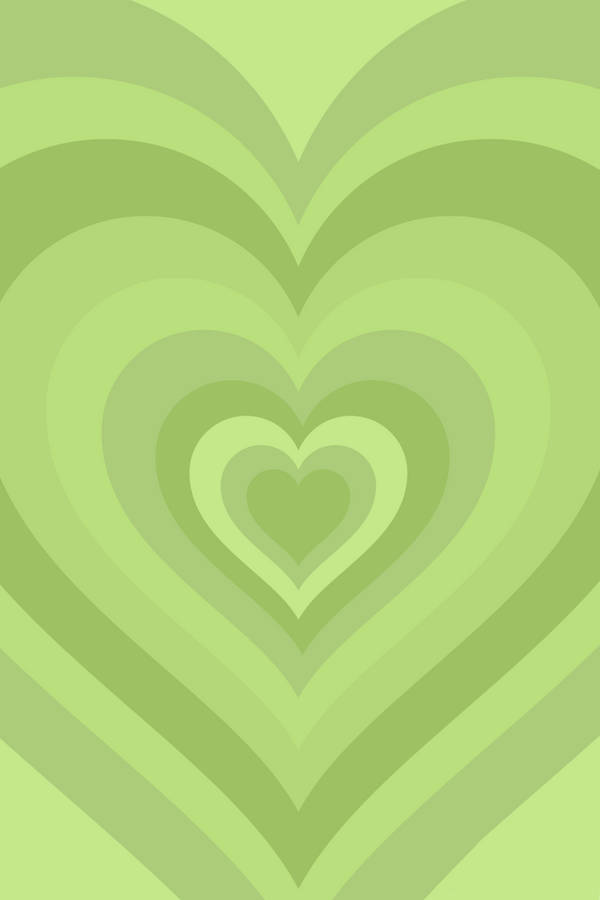 Green Heart Cool Wallpaper