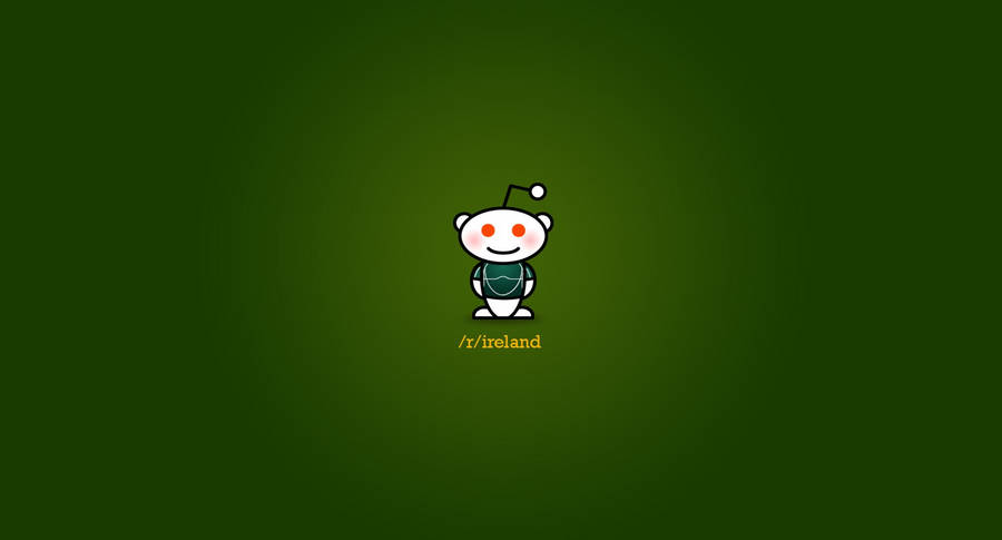 Green Ireland Reddit Logo Wallpaper