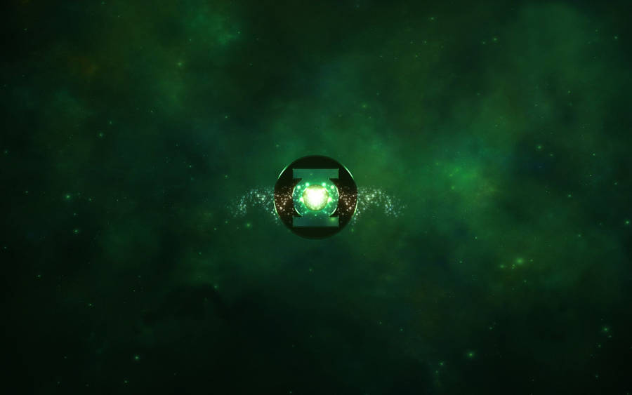 Green Lantern Aesthetic Logo Wallpaper