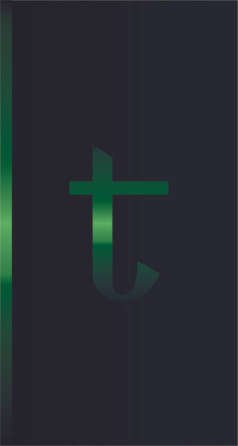 Green Letter T Wallpaper