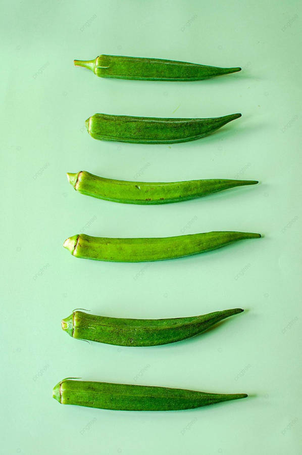 Green Okra Various Sizes Wallpaper