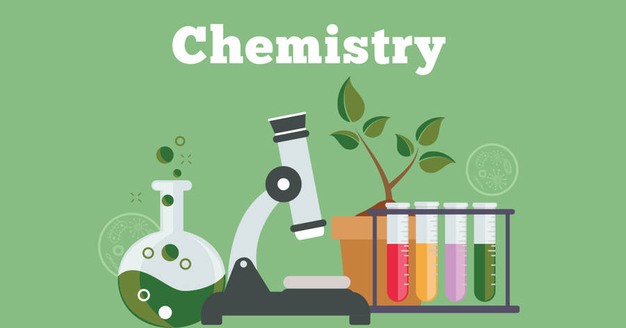 Green Organic Chemistry Laboratory Wallpaper