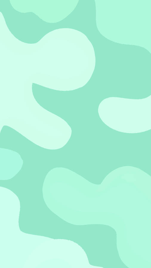 Green Pastel Minimalist Abstract Wallpaper