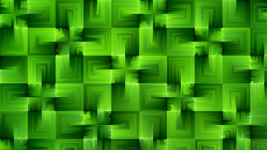 Green Patterned Abstract Wallpaper