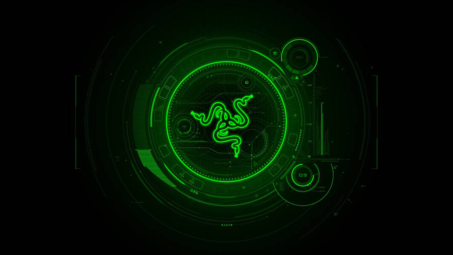 Green Razer 4k Wallpaper