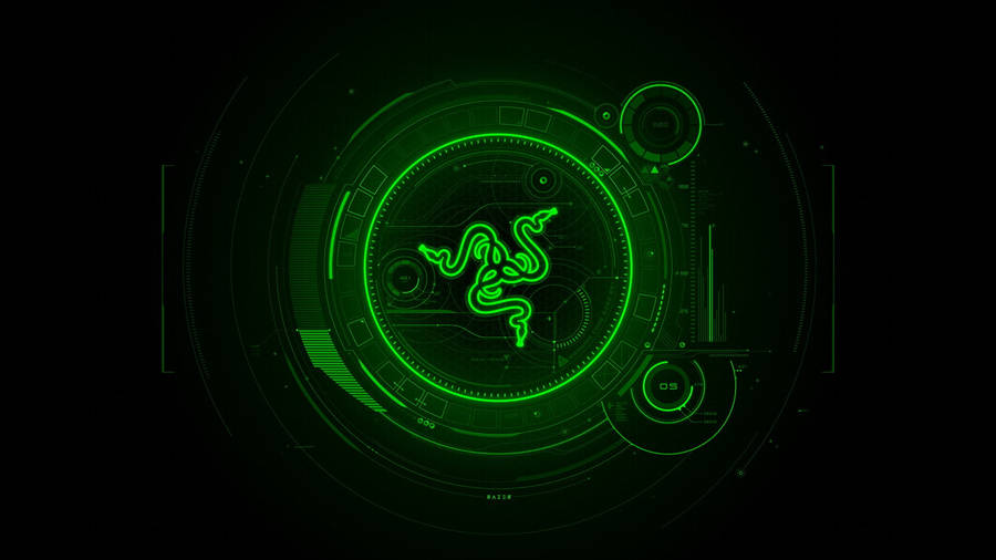 Green Razer Gaming Logo Hd Wallpaper