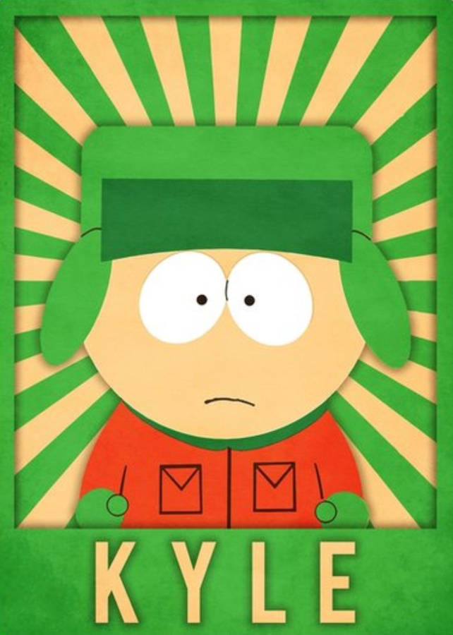 Green Themed Art Kyle Broflovski Wallpaper