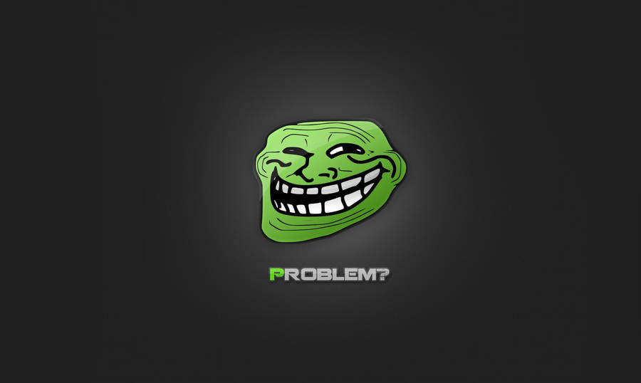 Green Trollface Rage Meme Wallpaper