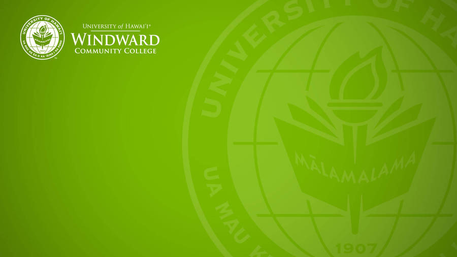 Green University Of Hawaii Windward Community College Wallpaper