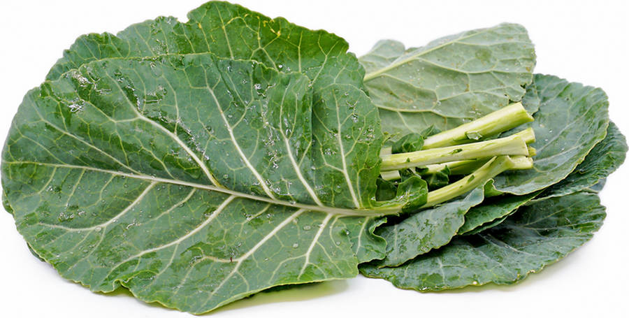 Green Vegetable Loose Collard Green Leaves Wallpaper