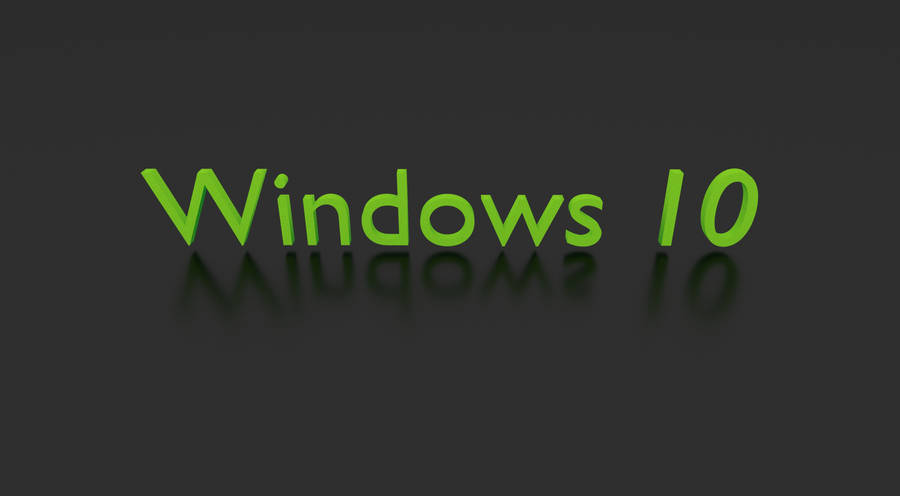 Green Windows 10 Hd Wallpaper