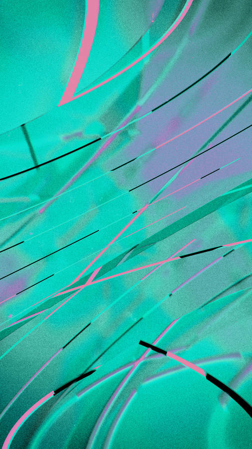 Greend And Pink Iphone Xr Wallpaper