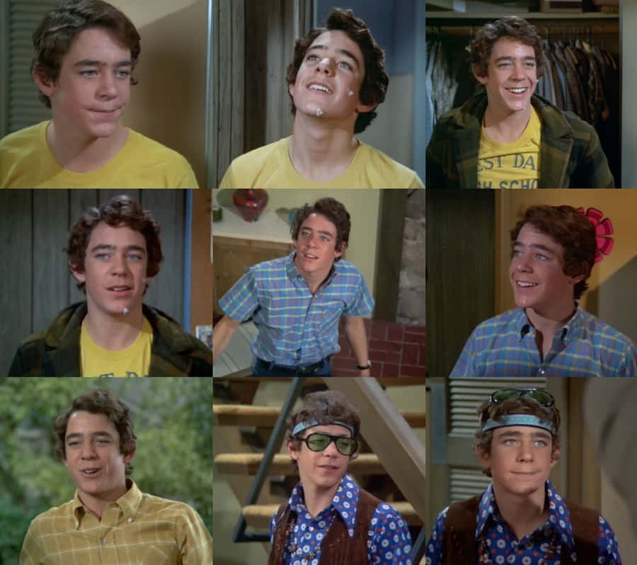 Greg Brady Bunch Collage Wallpaper