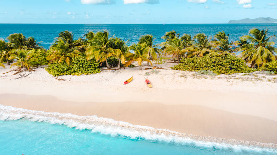 Grenada Yellow Boats Wallpaper